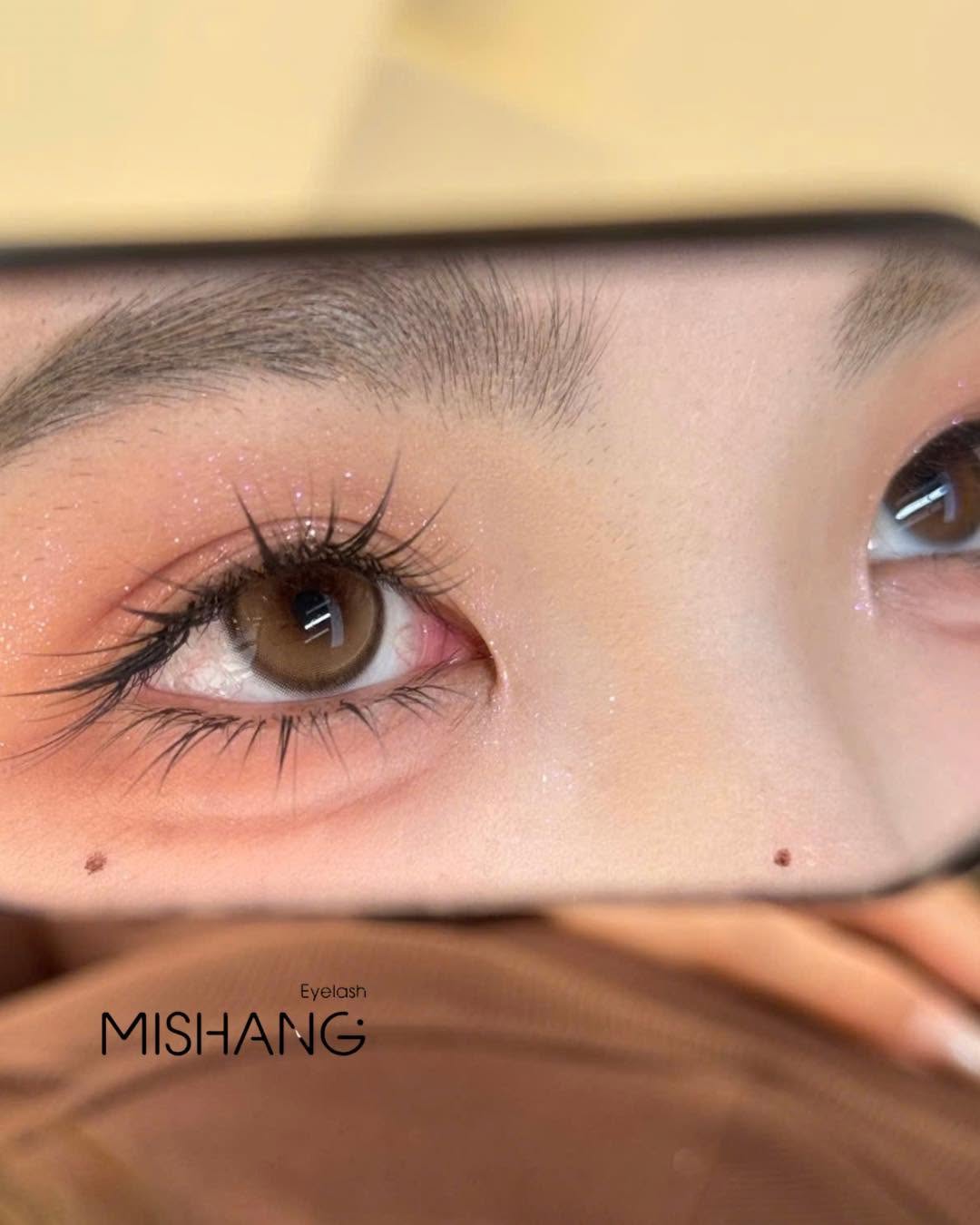 Trước & sau — dáng mi búp bê
